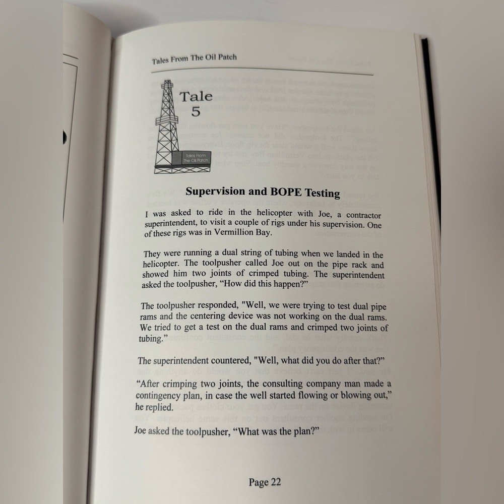 Tales from the Oil Patch by William J. Murchison, Drilling Schools, Inc. 2003