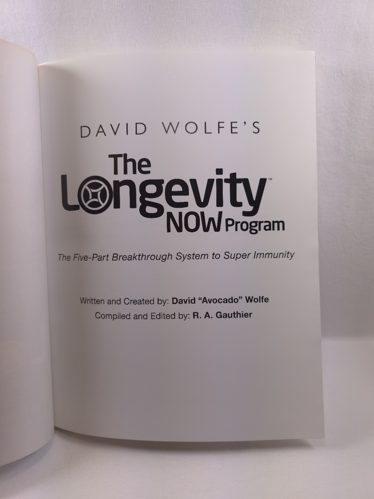 David Wolfe’s The Longevity Now Program Manual & 9 CD Set 2010