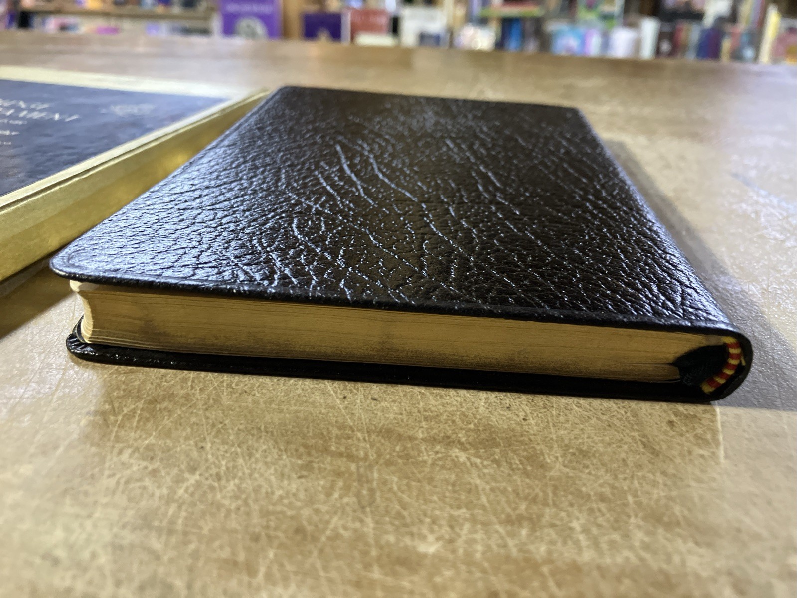 Cambridge Cameo New Testament Psalms Bible KJV Genuine Berkshire Leather 4 TXRL
