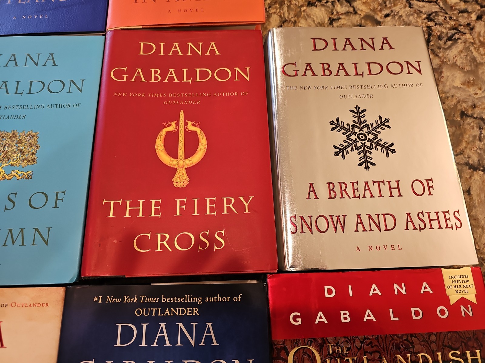 Diana Gabaldon Hardcover Outlander Series Nine Book Set Books 1-9 + Companion