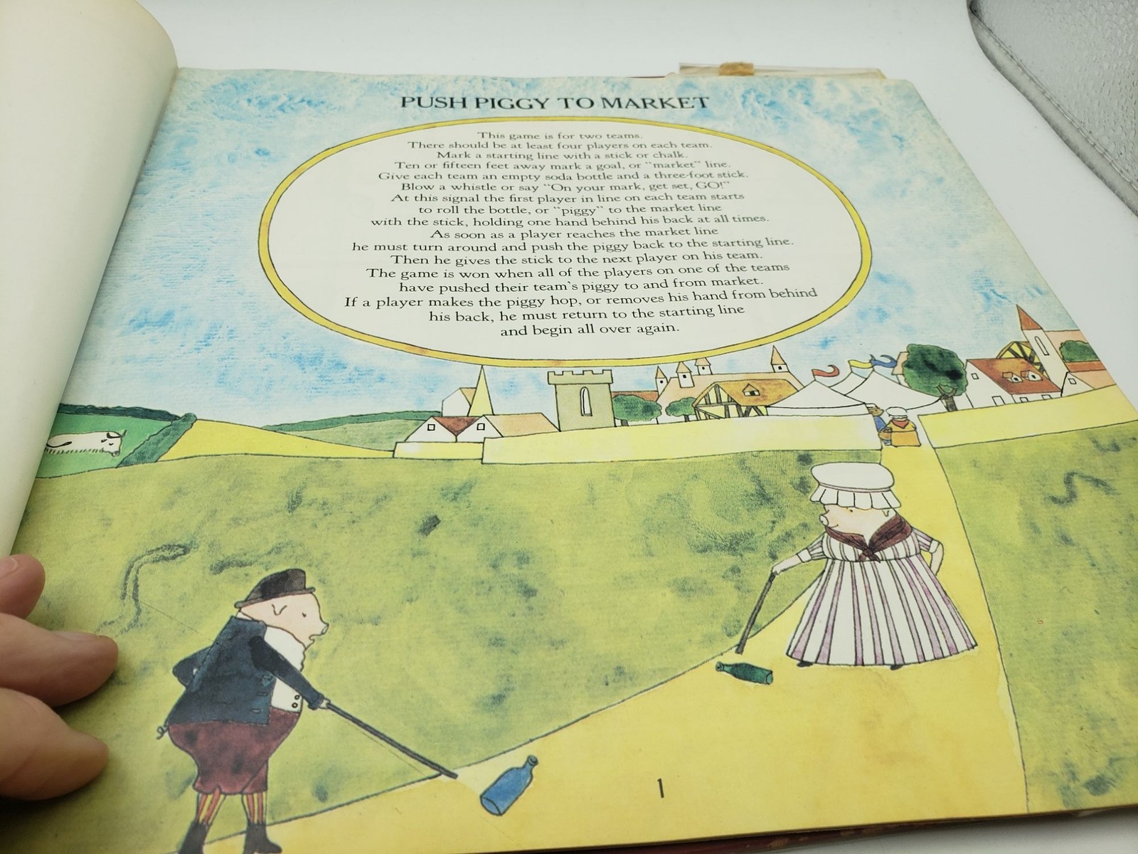 Games And How To Play Them Hardback Book Anne Rockwell Vintage