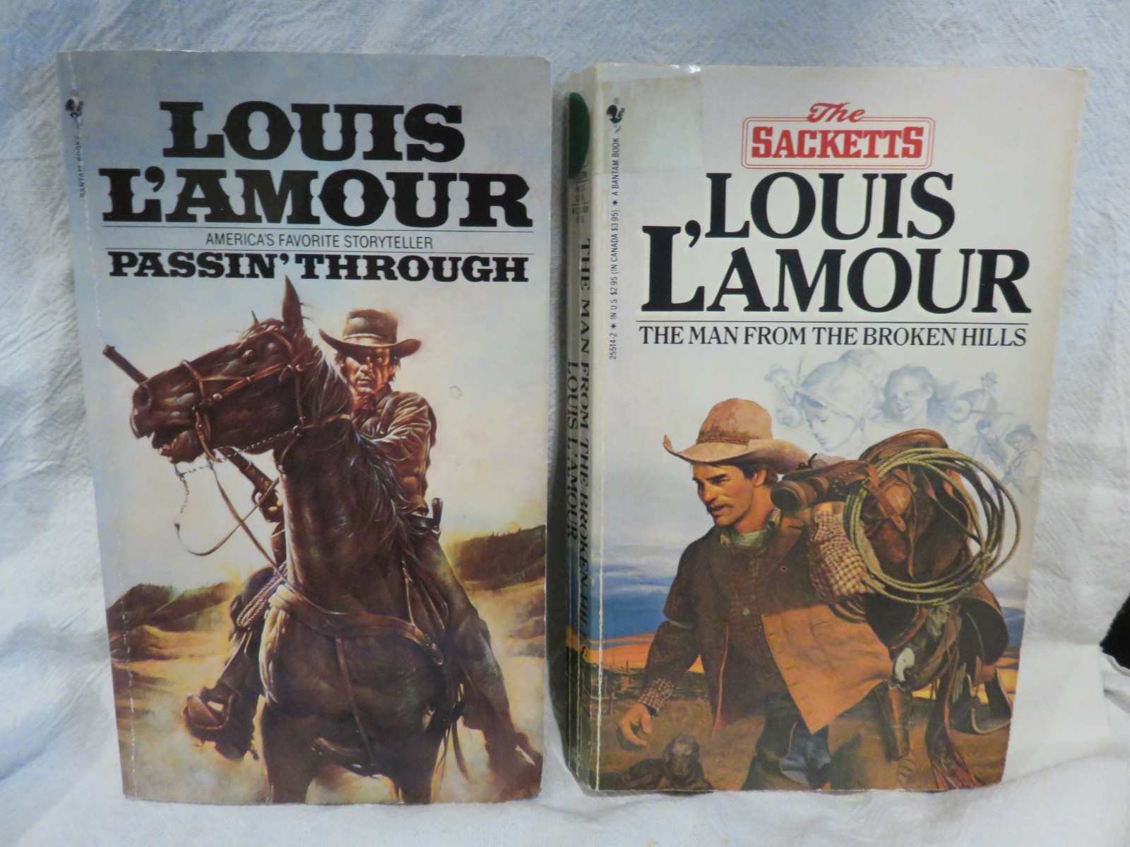 Lot of 16 Louis L’Amour Western Paperback Books Sackett & More