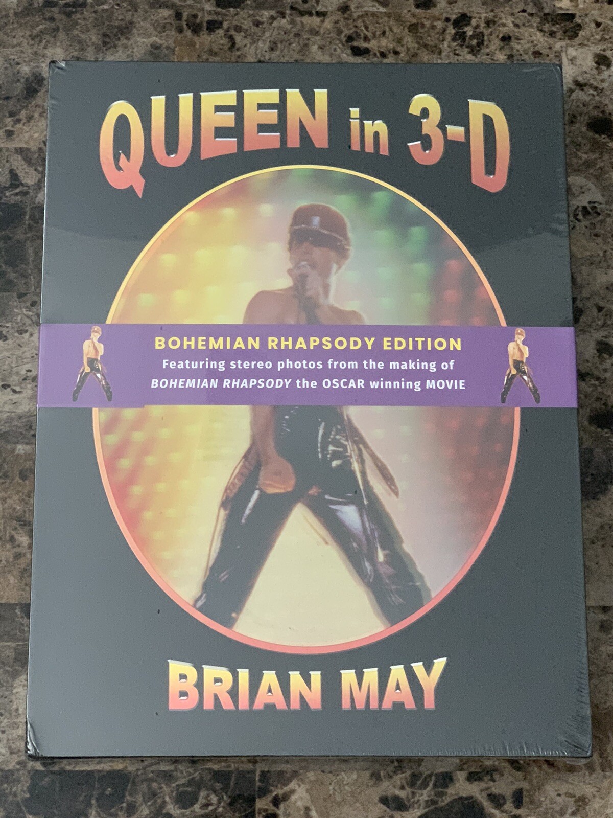 Queen In 3-D The Bohemian Rhapsody Deluxe Signed Autographed Brian May JSA COA