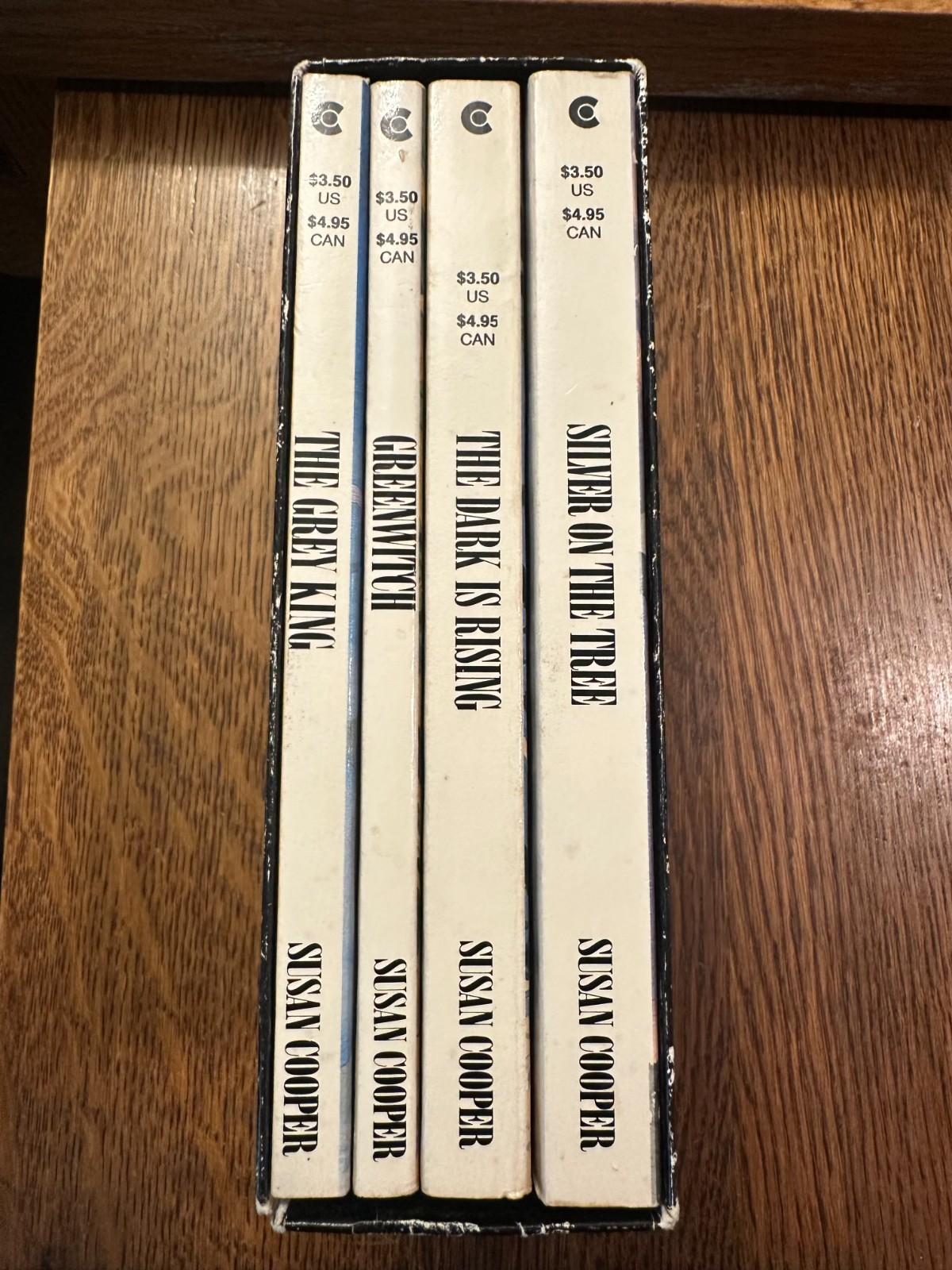 1986 Collier Books THE DARK IS RISING SEQUENCE 4 Book Box Set by Susan Cooper
