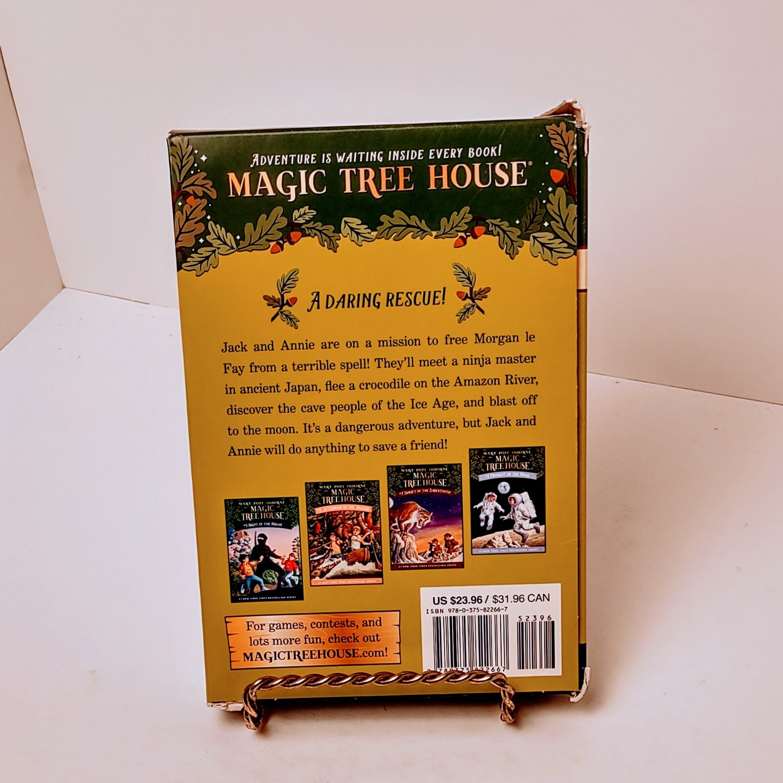 Mary Pope Osborne Magic Tree House Books 5-8 Boxed Set Fantasy Magic Action