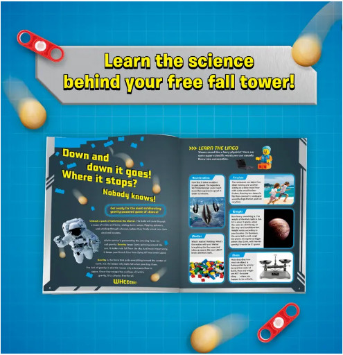 Lego Gravity Drop (Hardback or Cased Book) STEM Kids Activities NEW