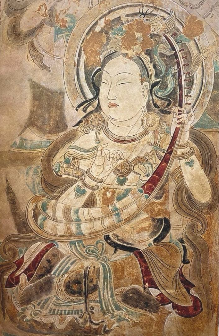 Great Tang Dynasty Wall Painting Art Book Vintage Asian History Illustrations