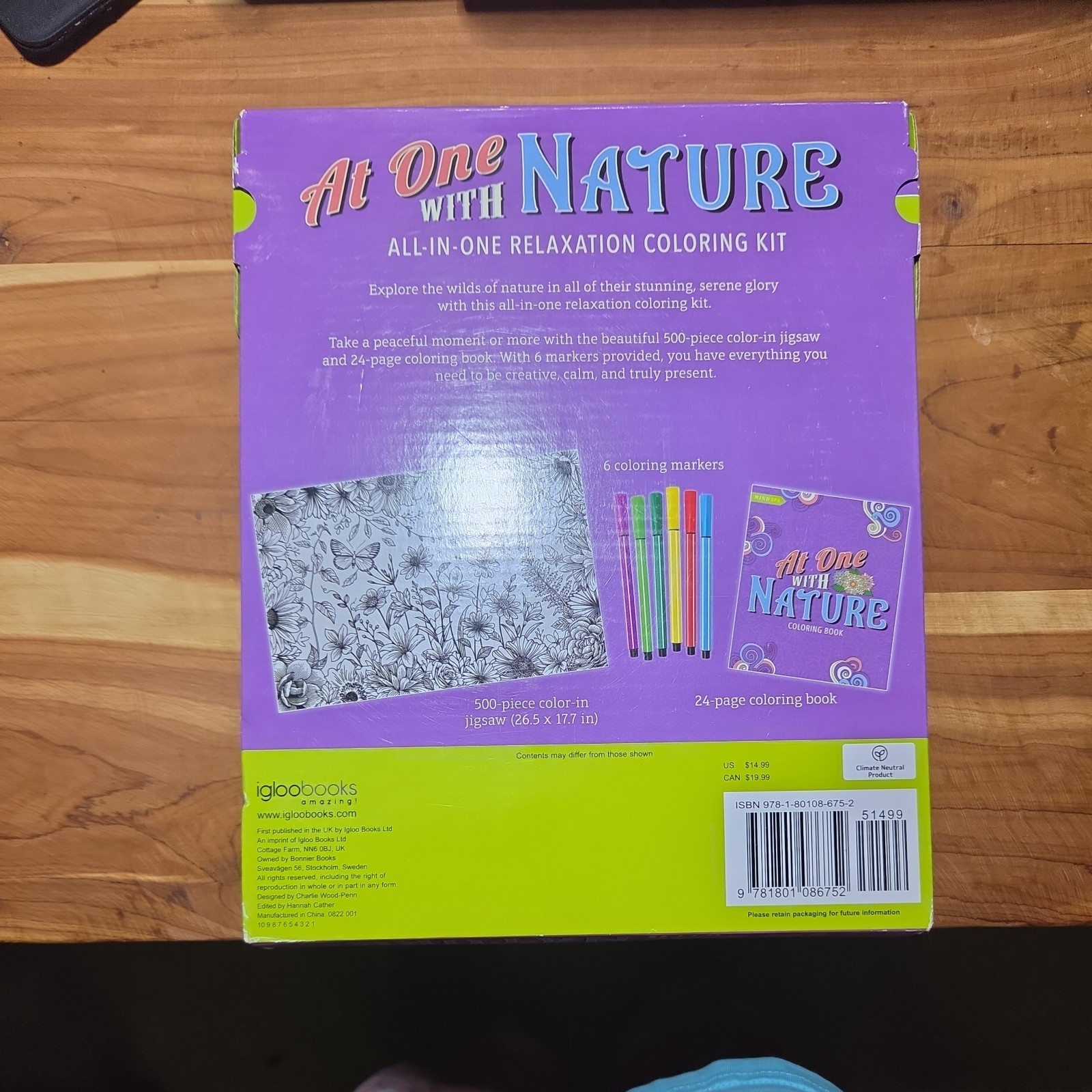 Igloobooks At One with Nature-All-In-One Relaxation Colori (Mixed Media Product)
