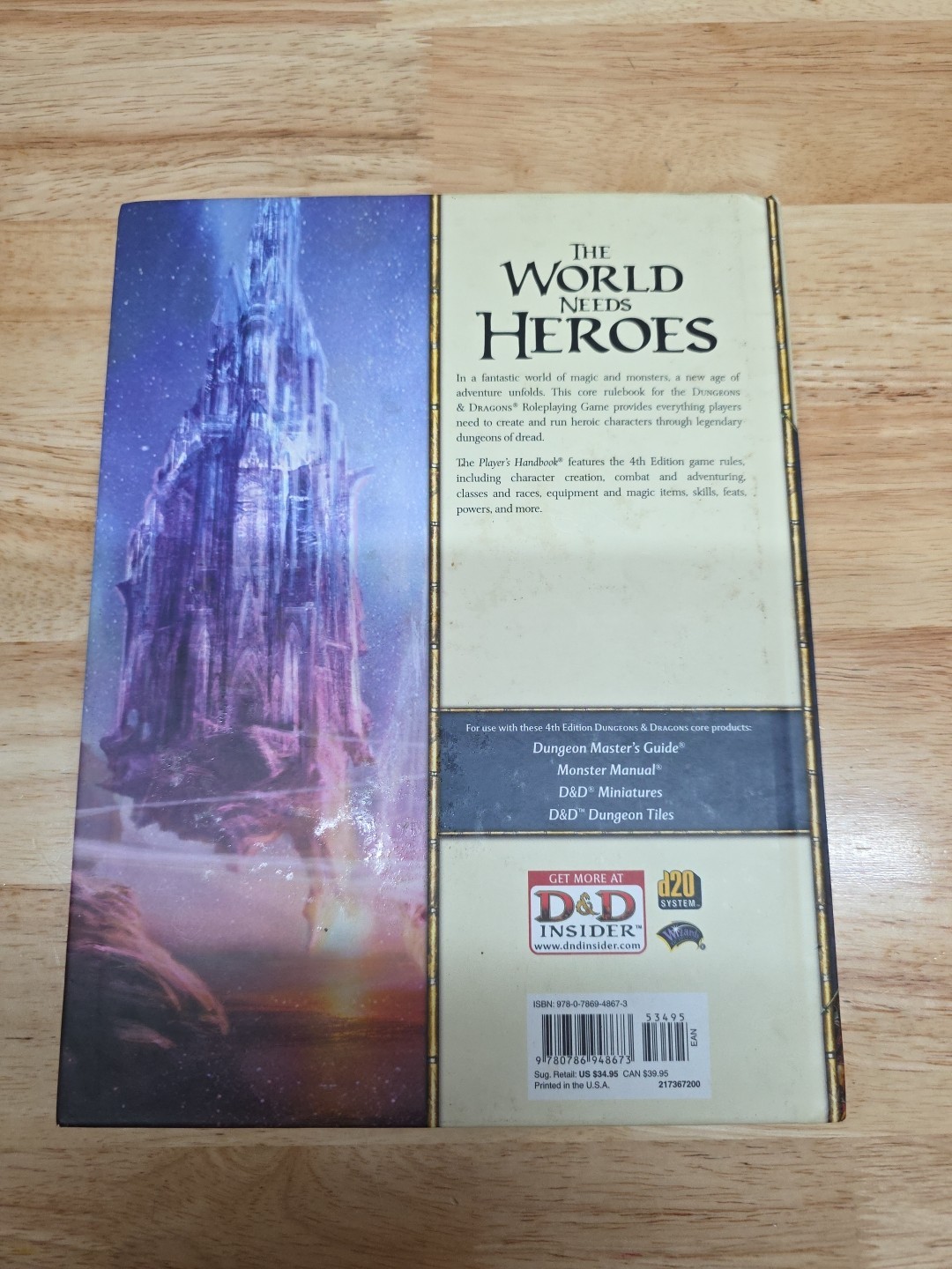 Player’s Handbook : Roleplaying Game Core Rules by Wizards RPG Team (2008,…