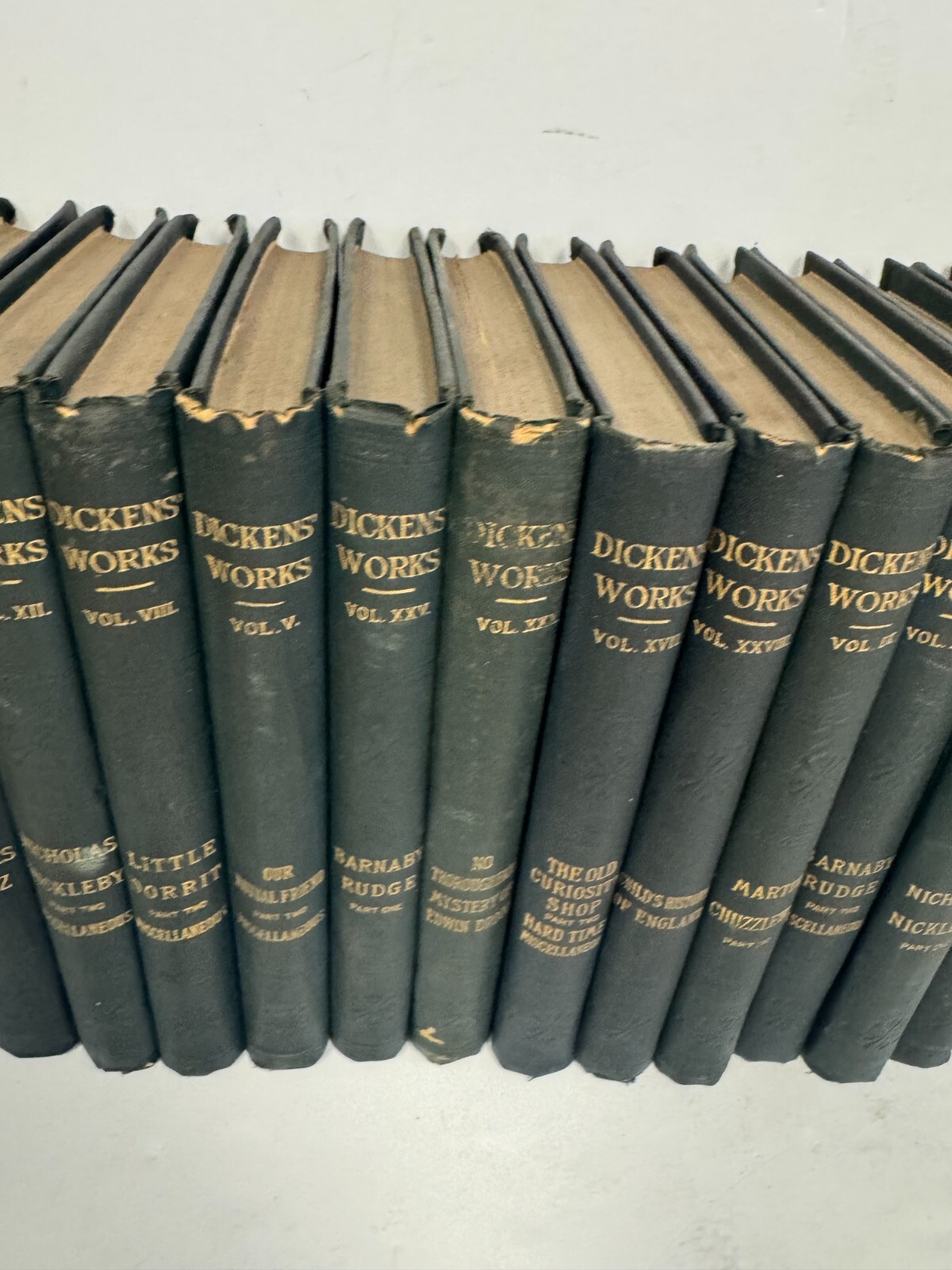 Antique 1890’s The Works Of Charles Dickens Peter Fenelon Collier x26 LOT VG++