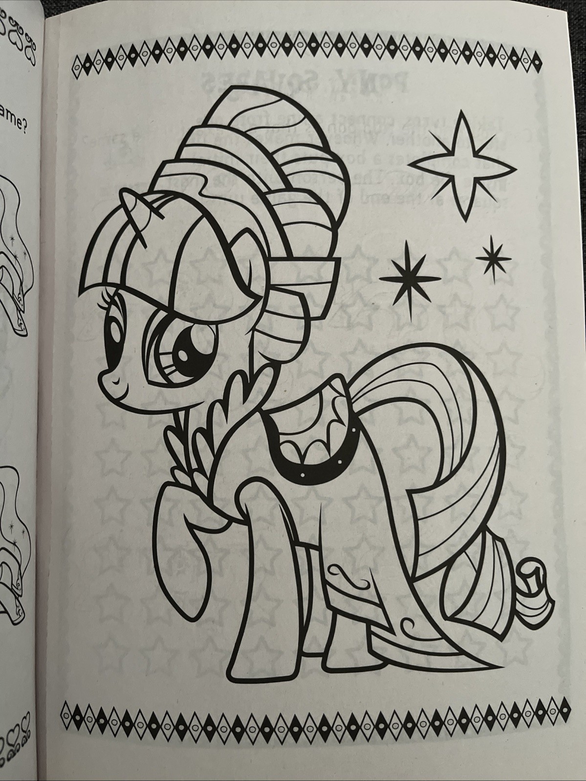 My Little Pony Jumbo Coloring & Activity Book Puzzles Games & Coloring Pages