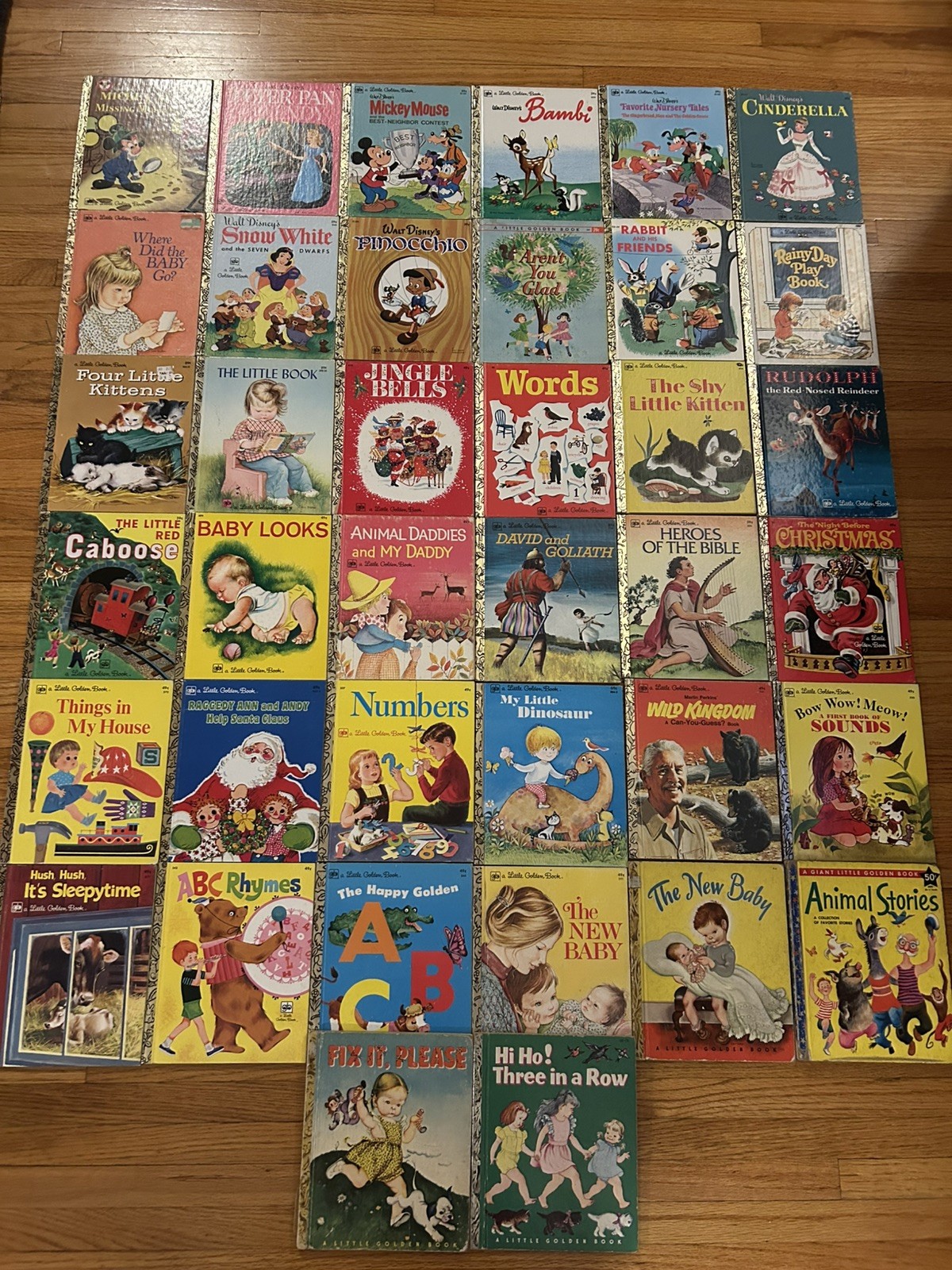HUGE Little Golden Books Lot Of 146 – VINTAGE 1940’s to 1970’s editions RARE