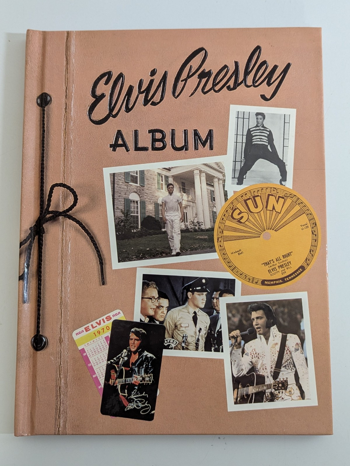 1998 ELVIS PRESLEY Album Hardcover Book 92 Pages History from 50’s 60’s & 70’s