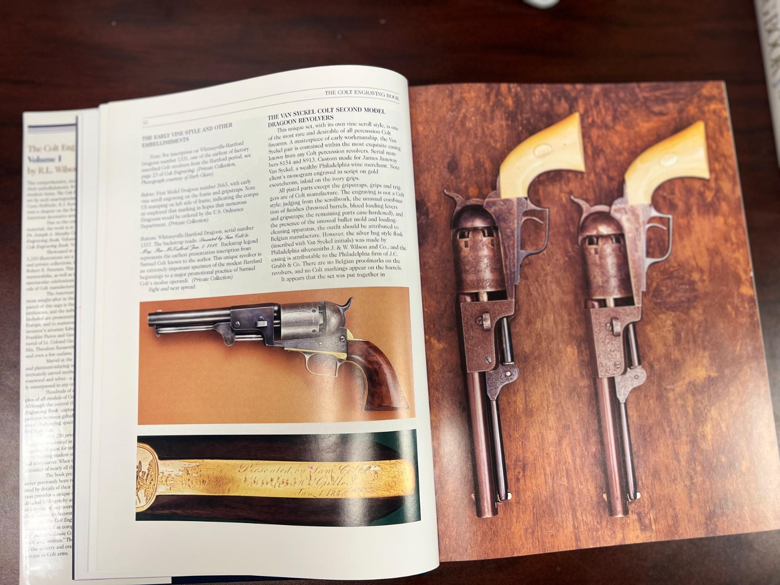 The Colt Engraving Book Vol 1&2 + Silk & Steel Signed Set by R.L. Wilson Ltd Ed