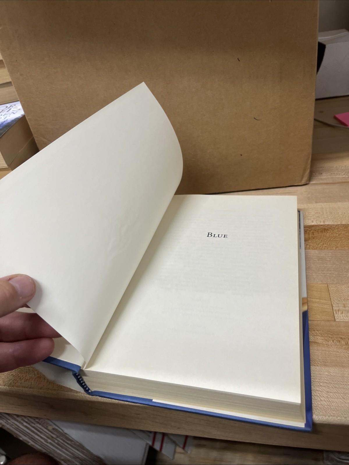 Blue: A Novel – Hardcover By Steel, Danielle – VG Box 71