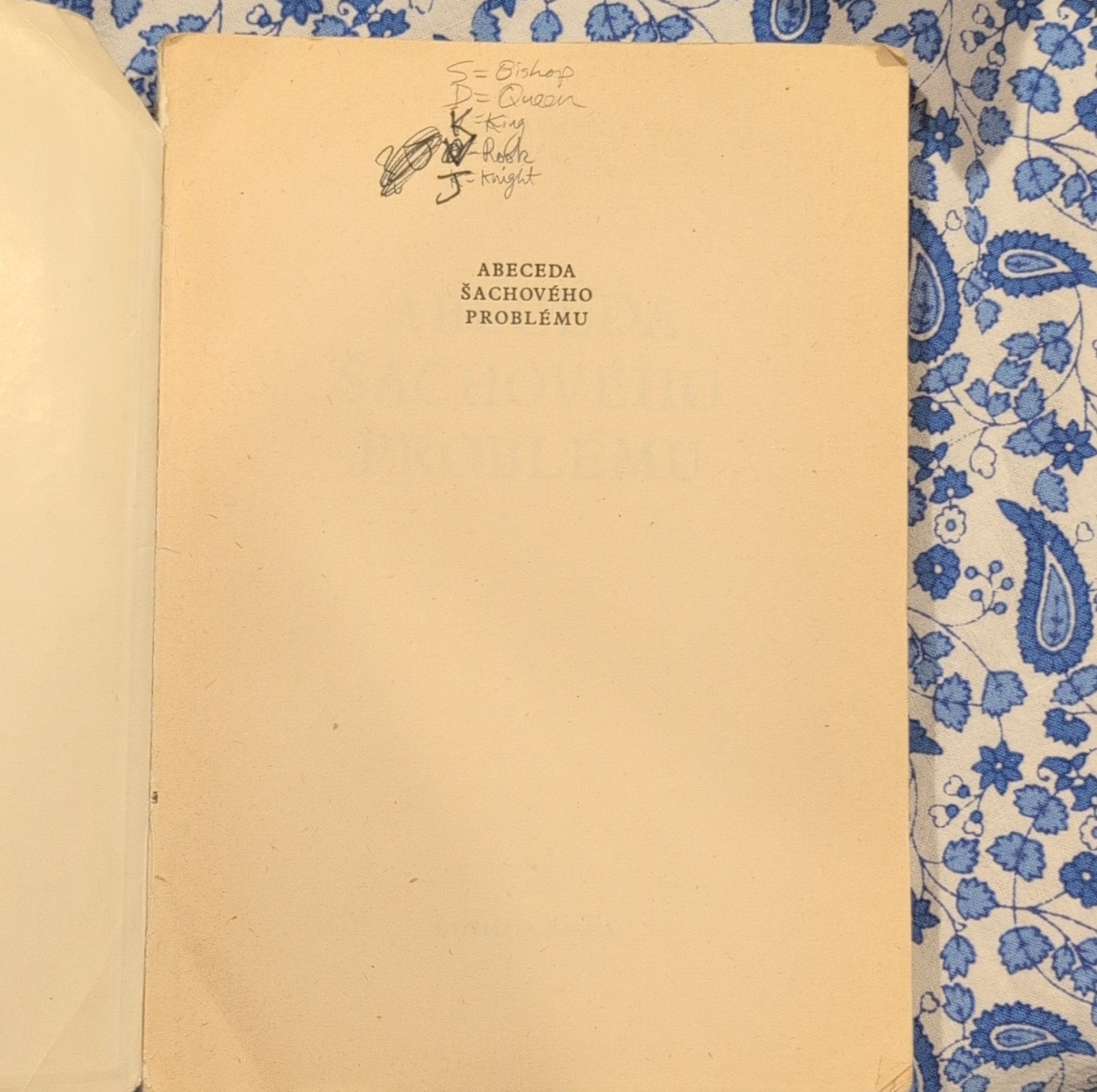 Luboš Kopáč Abeceda šachového problému Olympia Praha 1973 Czech PB