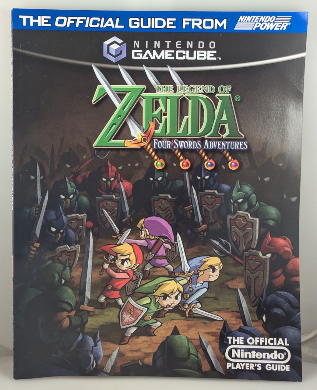 Nintendo Power Gamecube – Legend of Zelda Four Swords Adventures Guide w/ Poster