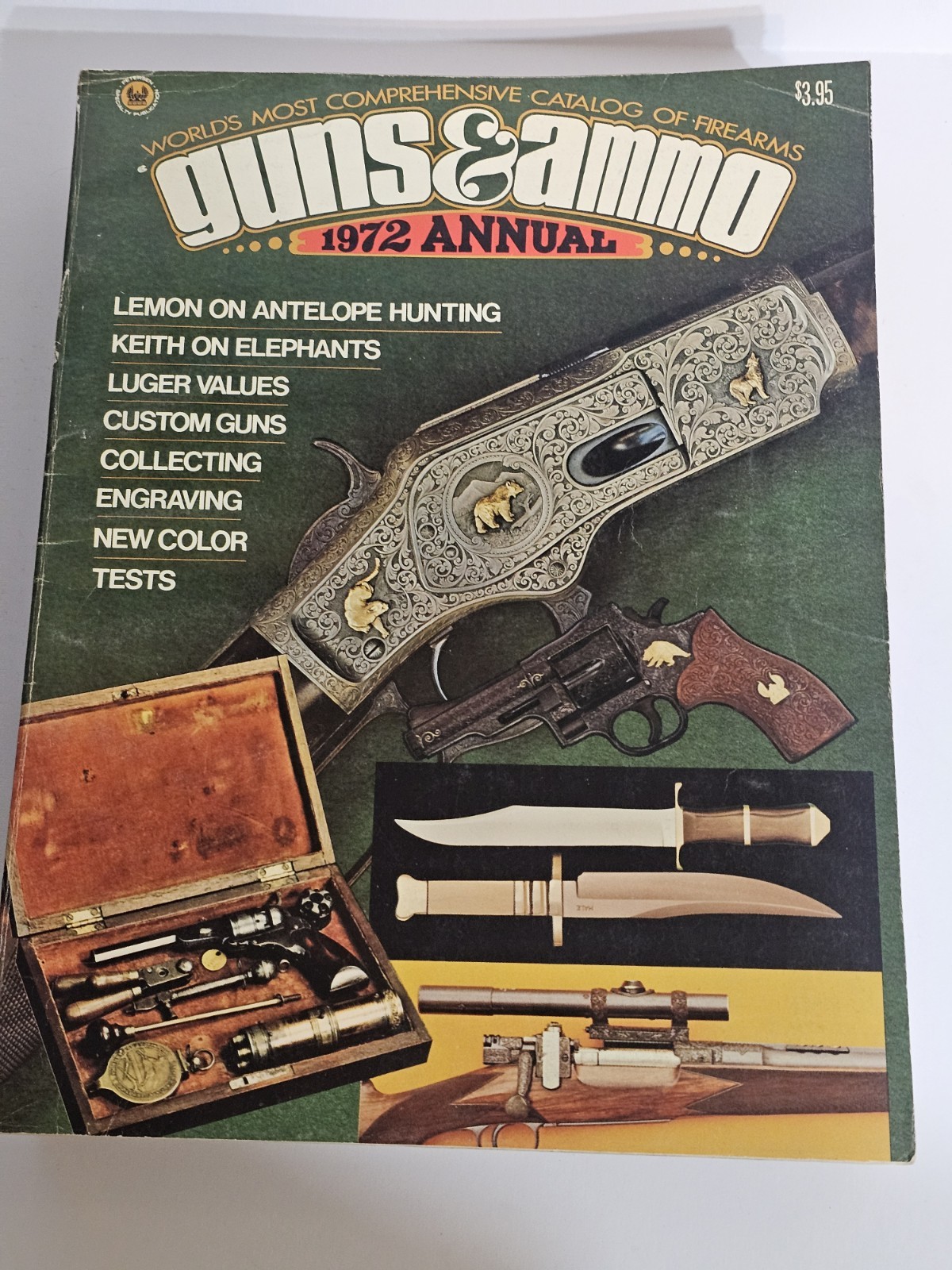 Vintage Lot of 11 Guns & Ammo Annuals, Guns Illustrated Journals and More.