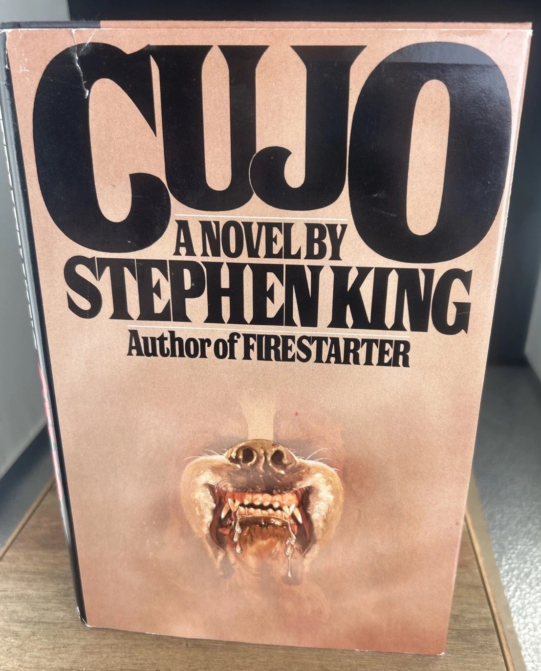 Cujo A Novel by Stephen King 1981 Hardcover DJ Early Edition Viking Press MP8W