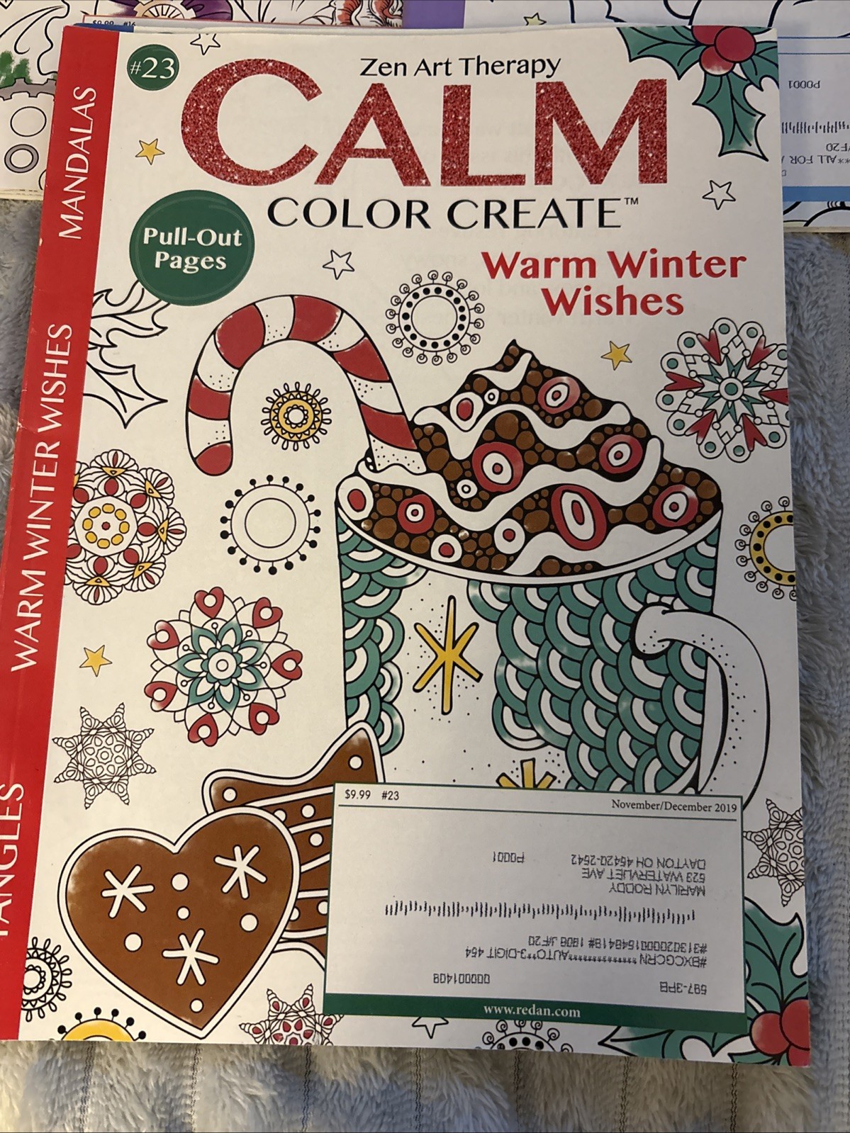 Zen Art Therapy Lot Of 5 Calm Color Create Coloring Books New Unused Mandalas