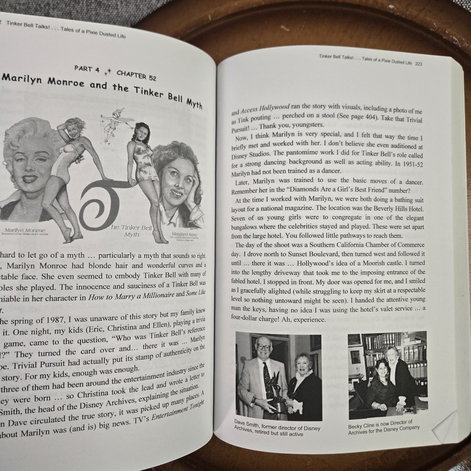 Tinker Bell Talks! Tales of a Pixie Dusted Life by Margaret Kerry Book EUC