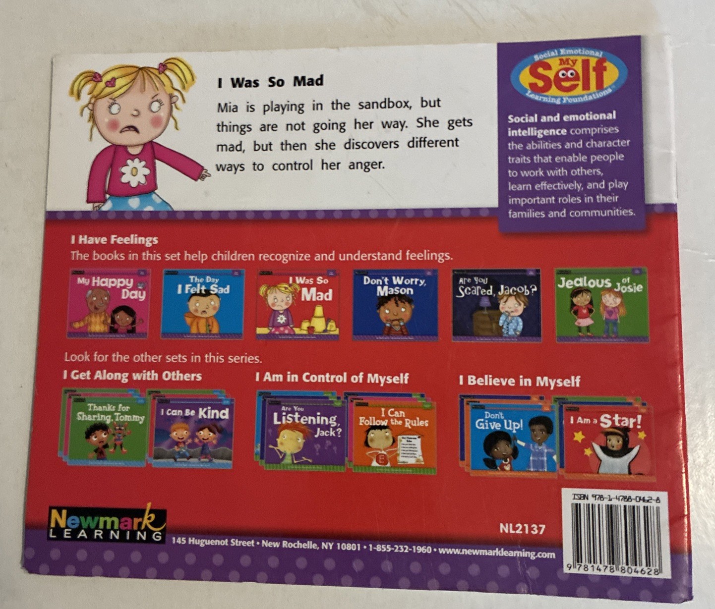 I Was So Mad – My Self Paperback By Jessica Pippin Newmark Learning Illustrated