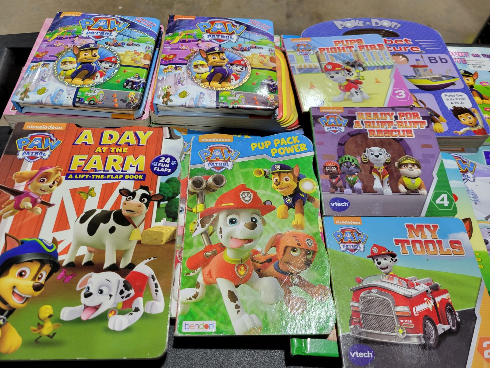 Lot of 10 Paw Patrol Board Books Lot Random – Children/Kids/Toddlers/Babies