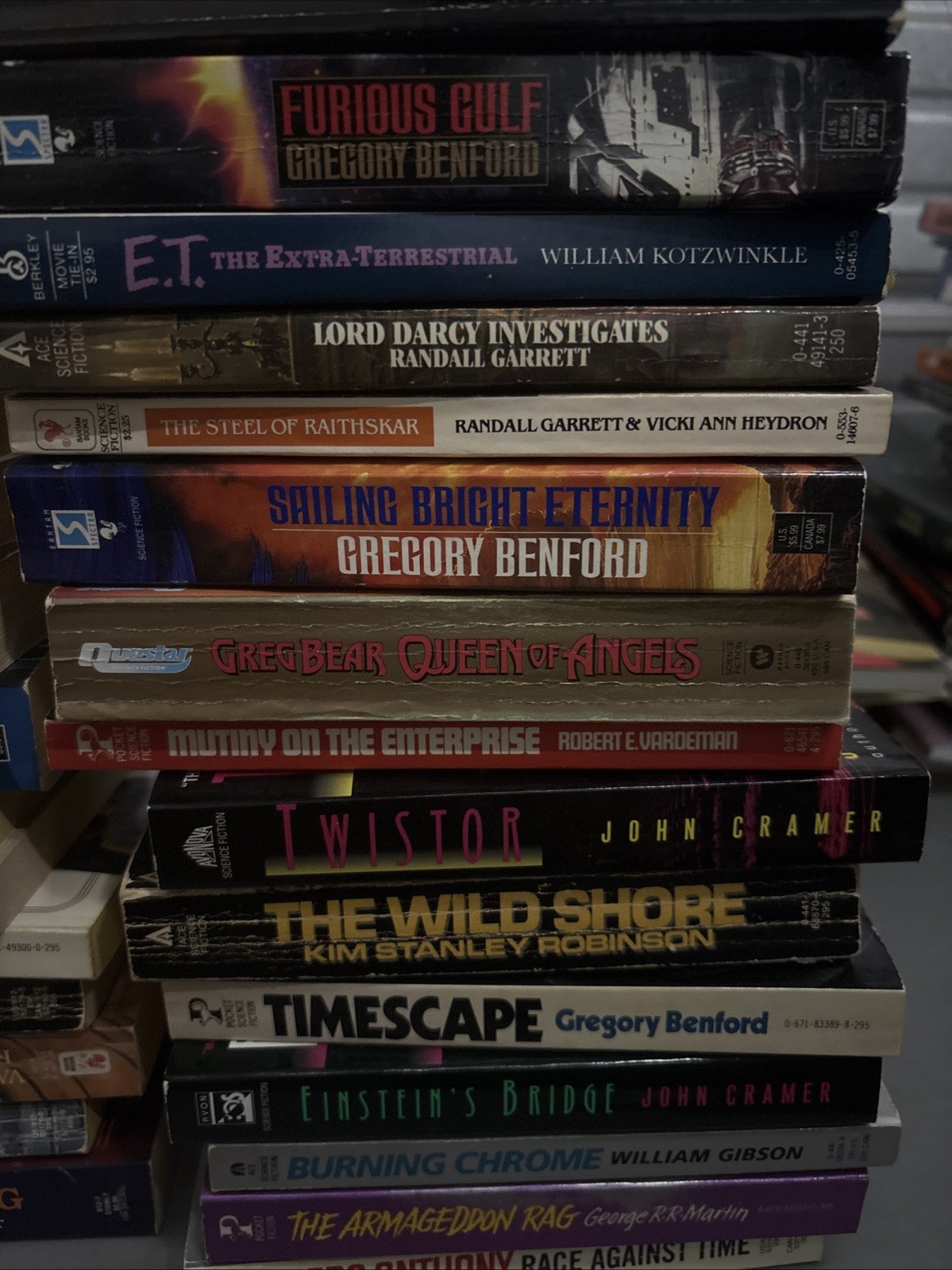 Huge Lot of 35 Vintage Sci-Fi/Fantasy PB Books ACE DEL REY TOR DAW