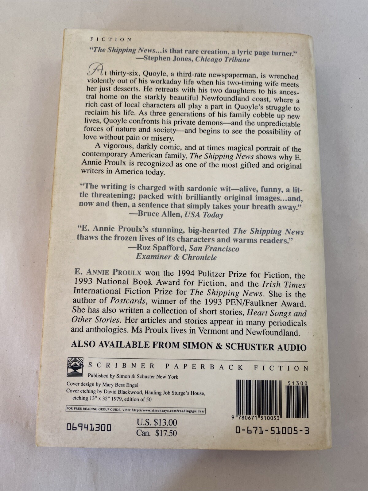 The Shipping News by E. Annie Proulx