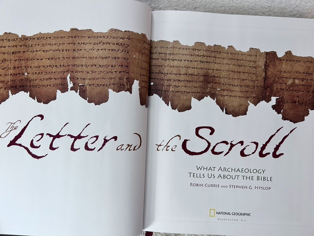 Stephen G. Hyslop, The Letter and The Scroll, by National Geographic Society