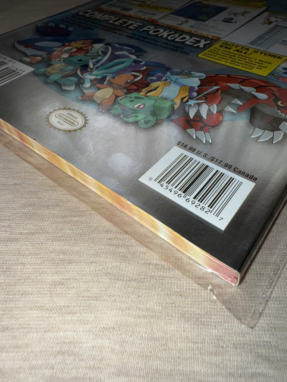 Pokemon FireRed LeafGreen GBA Official Nintendo Player’s Strategy Guide NM Clean
