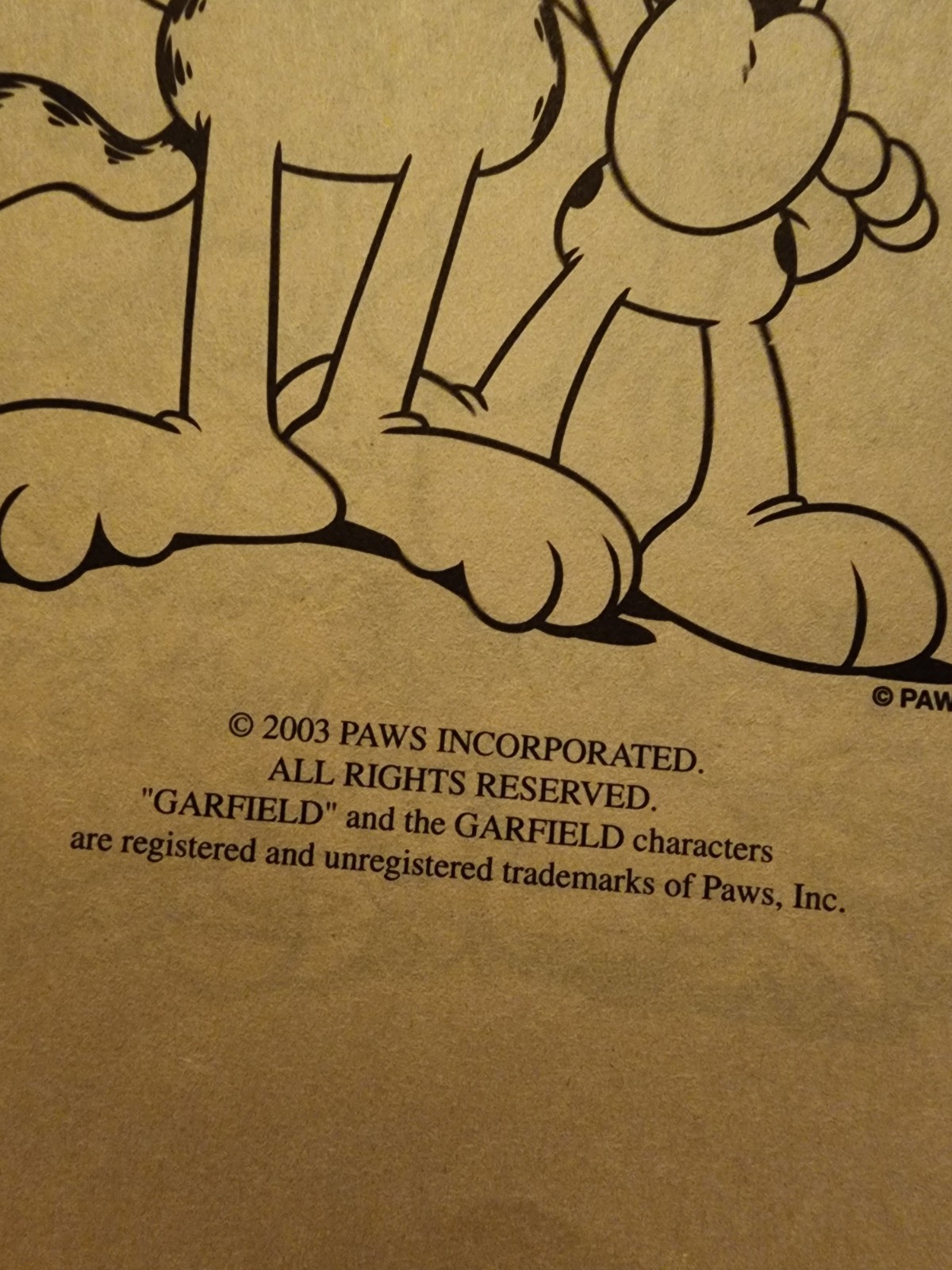 Garfield Playful Pals Jumbo Coloring & Activity Book 2003 Bendon 116 Pages VTG
