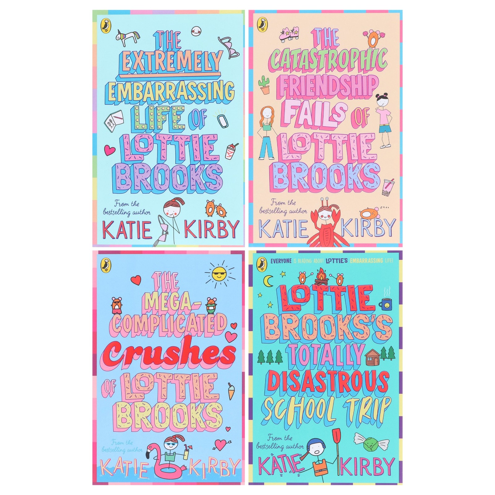 Lottie Brooks Series By Katie Kirby 4 Books Set – Ages 9-12 – Paperback
