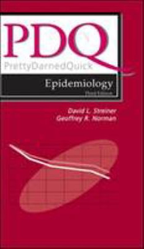 PDQ Epidemiology Paperback David L., Norman, Geoffrey R. Streiner