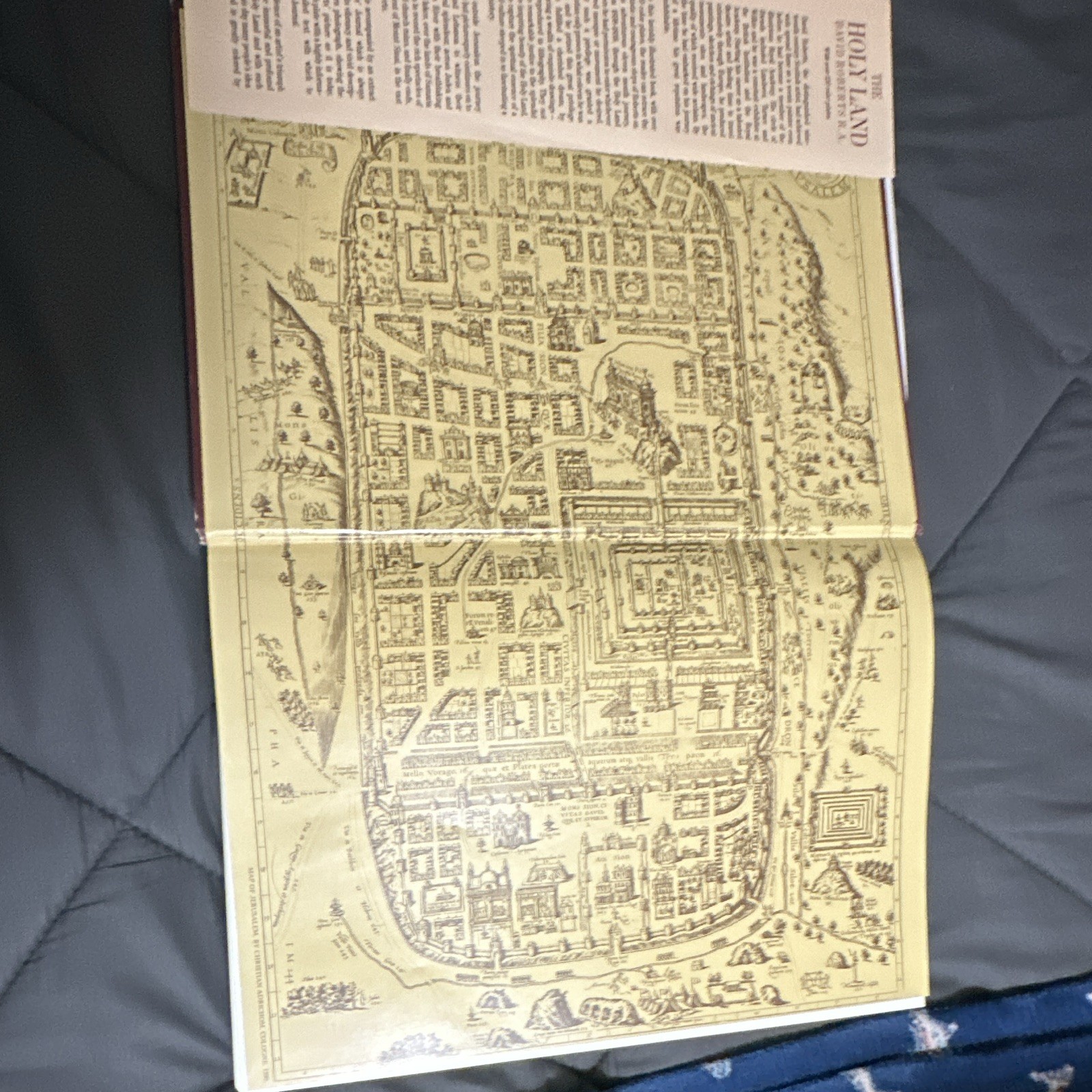 David Roberts R.A. The Holy Land Hardcover Illustrated w/ Dust Jacket Travel