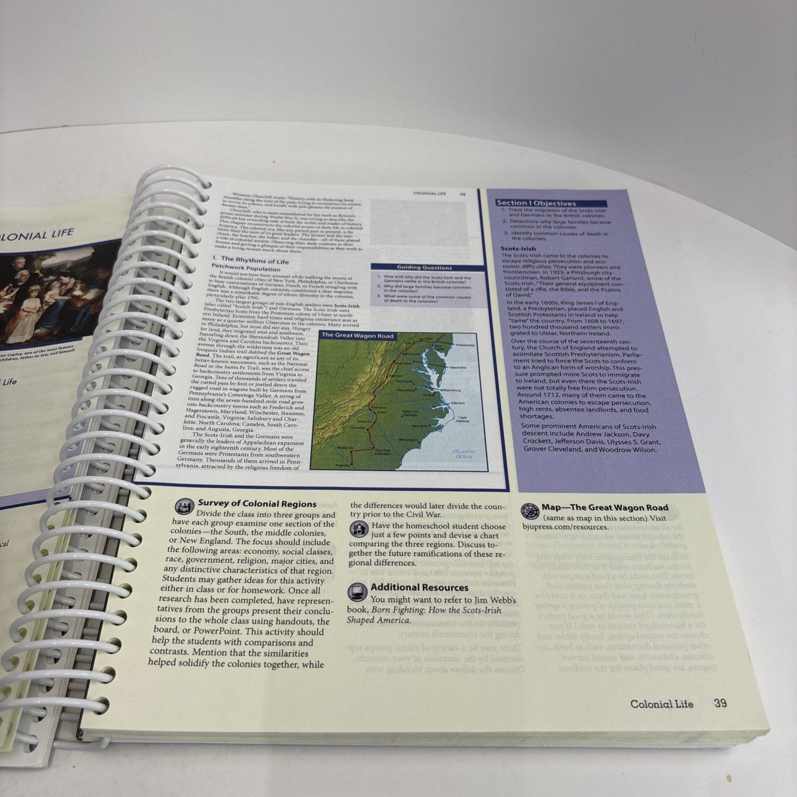 BJU United States History (5th ed) Teacher’s Edition Book 1