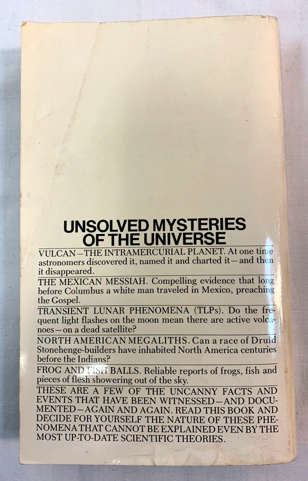 The Unexplained: A Sourcebook of Strange Phenomena ~ William Corliss (1st/1st)