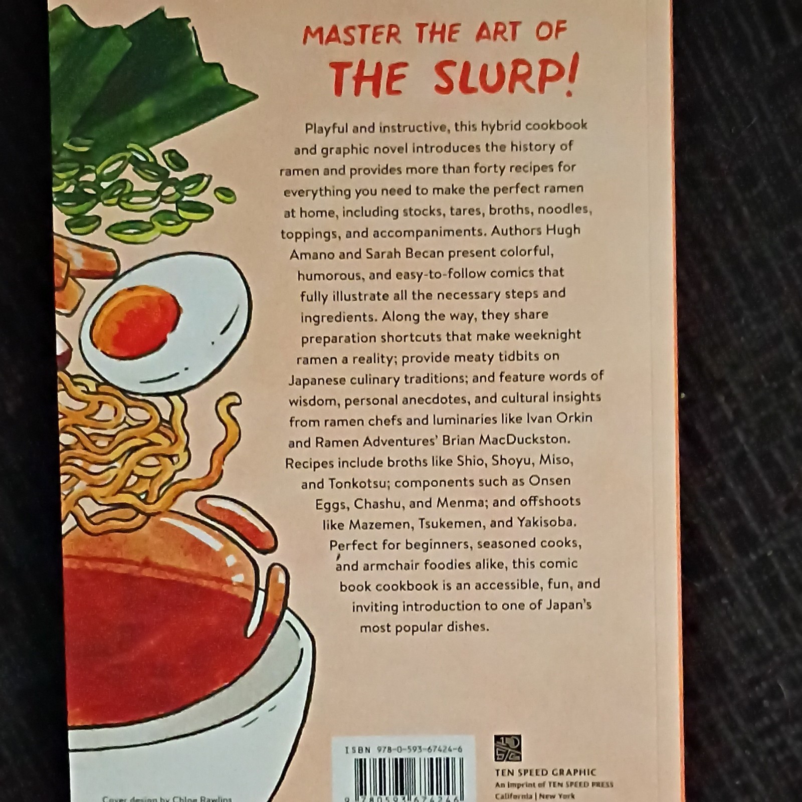 Ten Speed Press Let’s Make Ramen! Illustrated Comic Book Ramen Cookbook