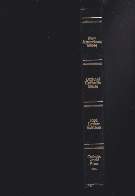 New American Bible – Catholic World Press 2402 Red Letter – Leather Bound LN