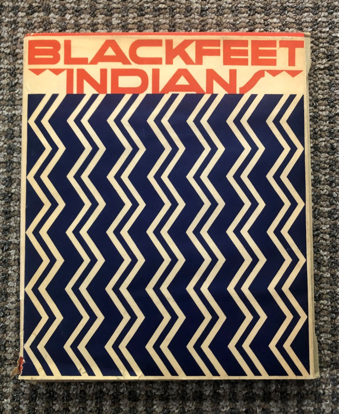 VINTAGE “Blackfeet Indians” by Frank Linderman; illustrations by Winold Reiss