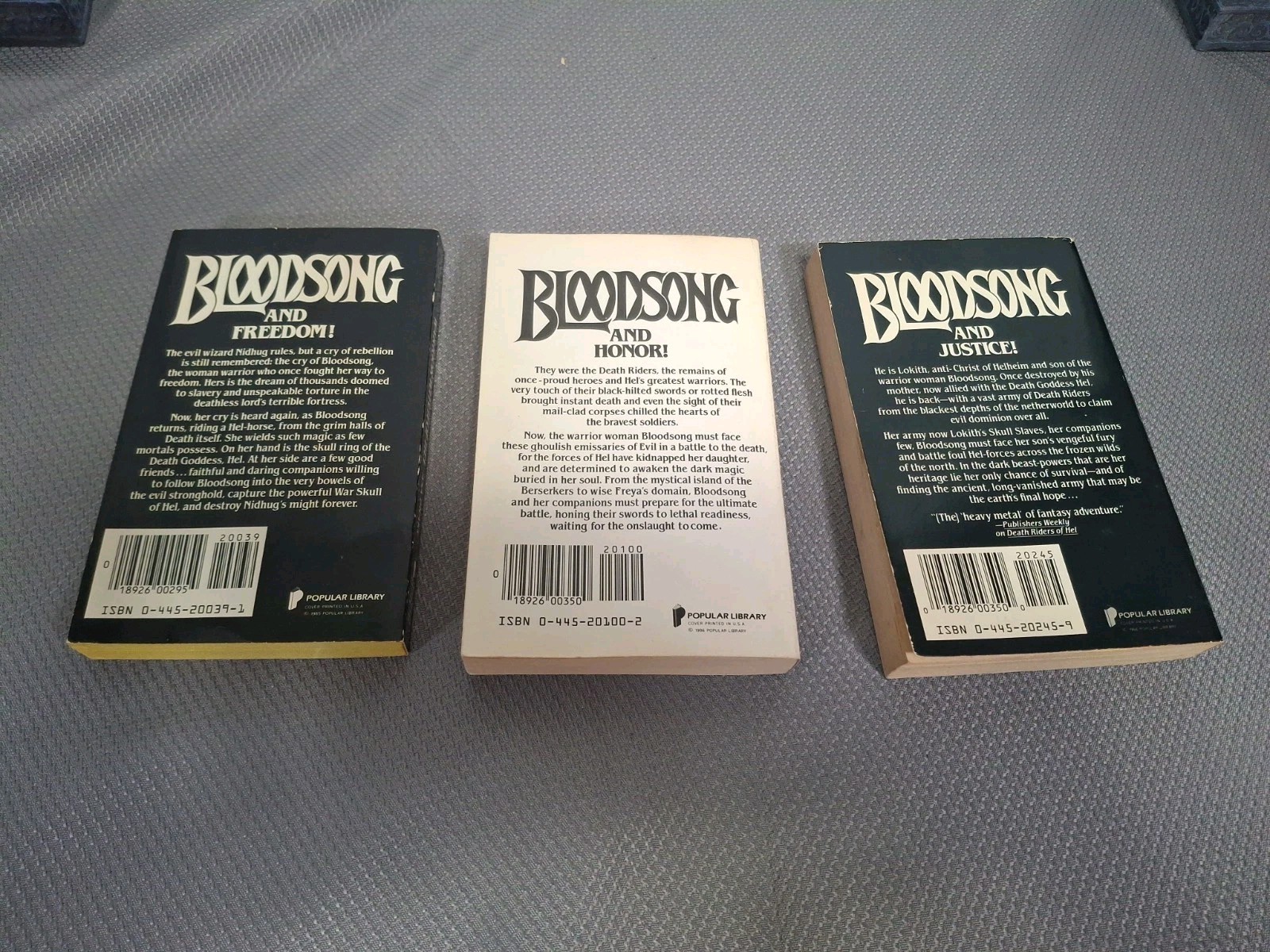 Bloodsong Saga by Asa Drake (ALL 1st Edition/First Printing, paperback)