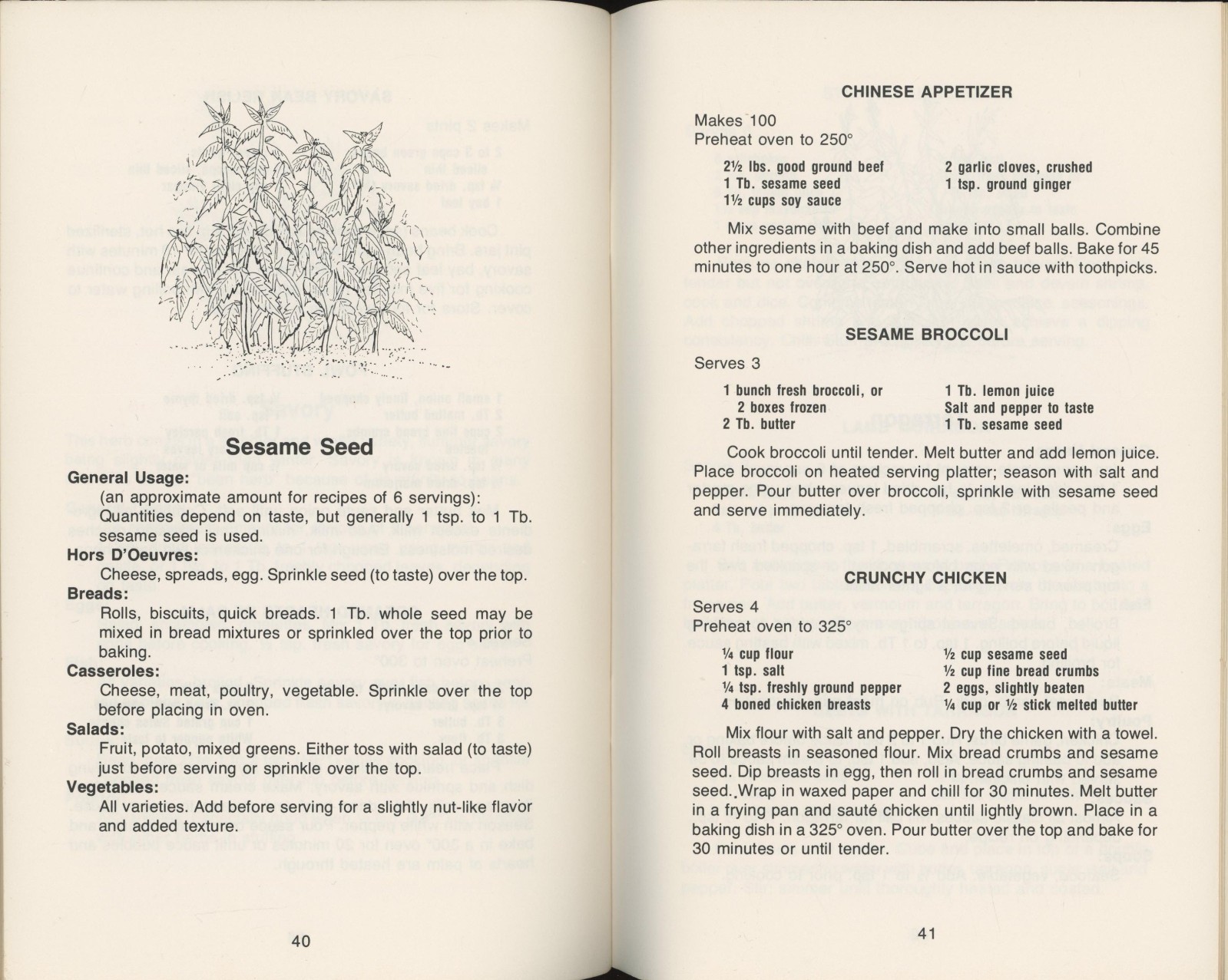 HERB COOKERY Recipe Book Potpourri Press 1977