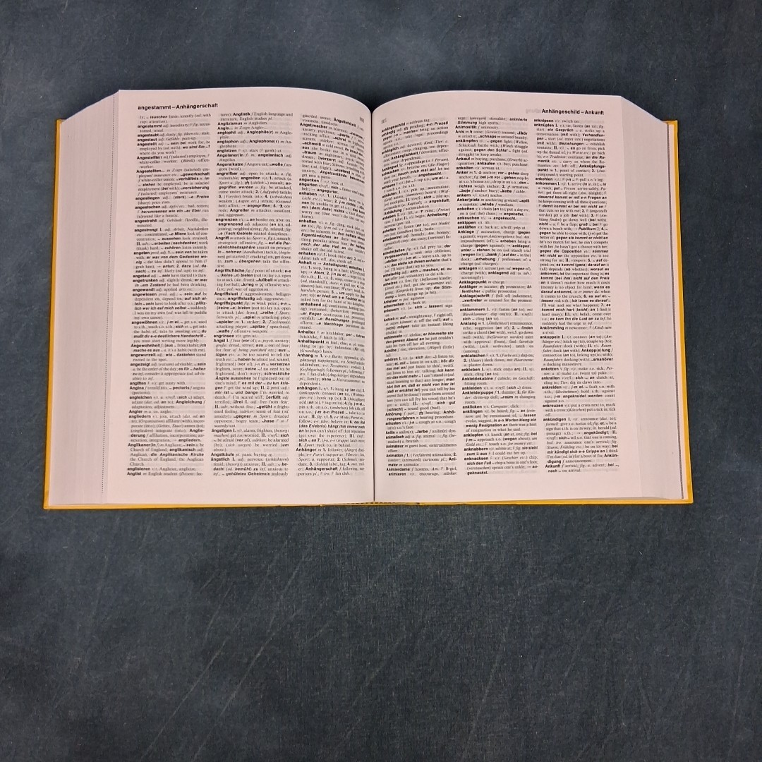 Langenscheidts Handwörterbuch Englisch German-English Bilingual Dictionary