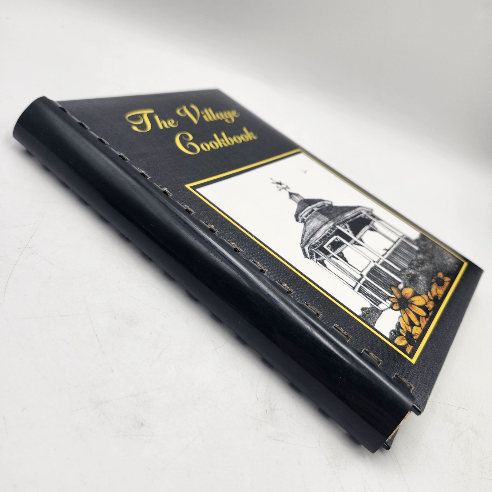 The Village Cookbook Community Recipe Collection Plastic Comb Morris Press