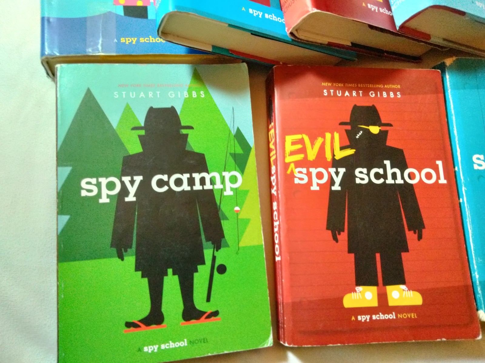 Spy School Stuart Gibbs Books 1-7, 9 LOT