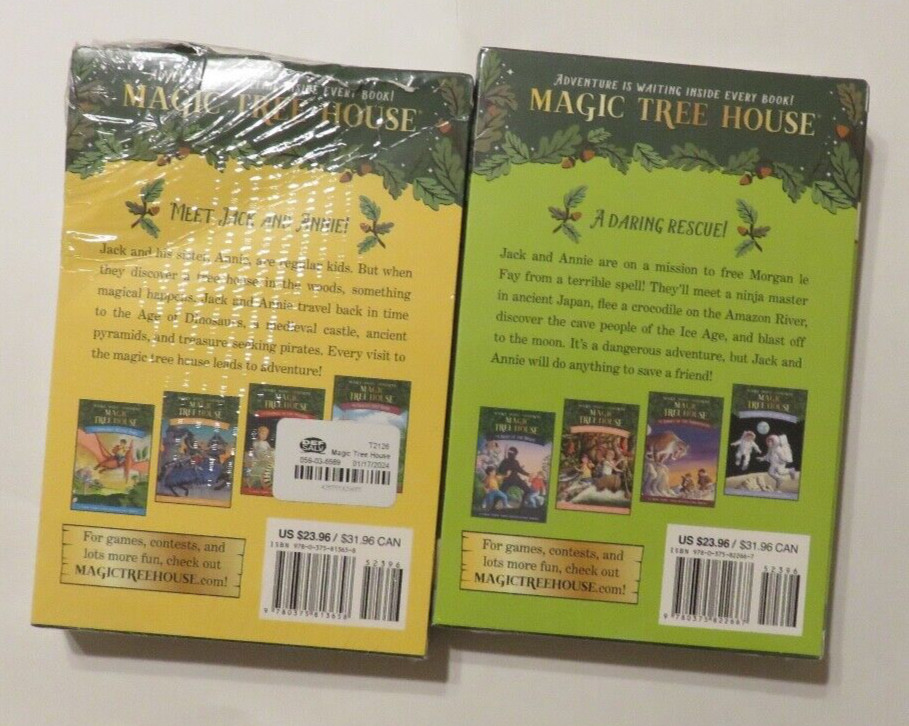 Magic Tree House Boxed Set: Books 1-4 & 5-8, Mary Pope Osborne Paperback 8 Books