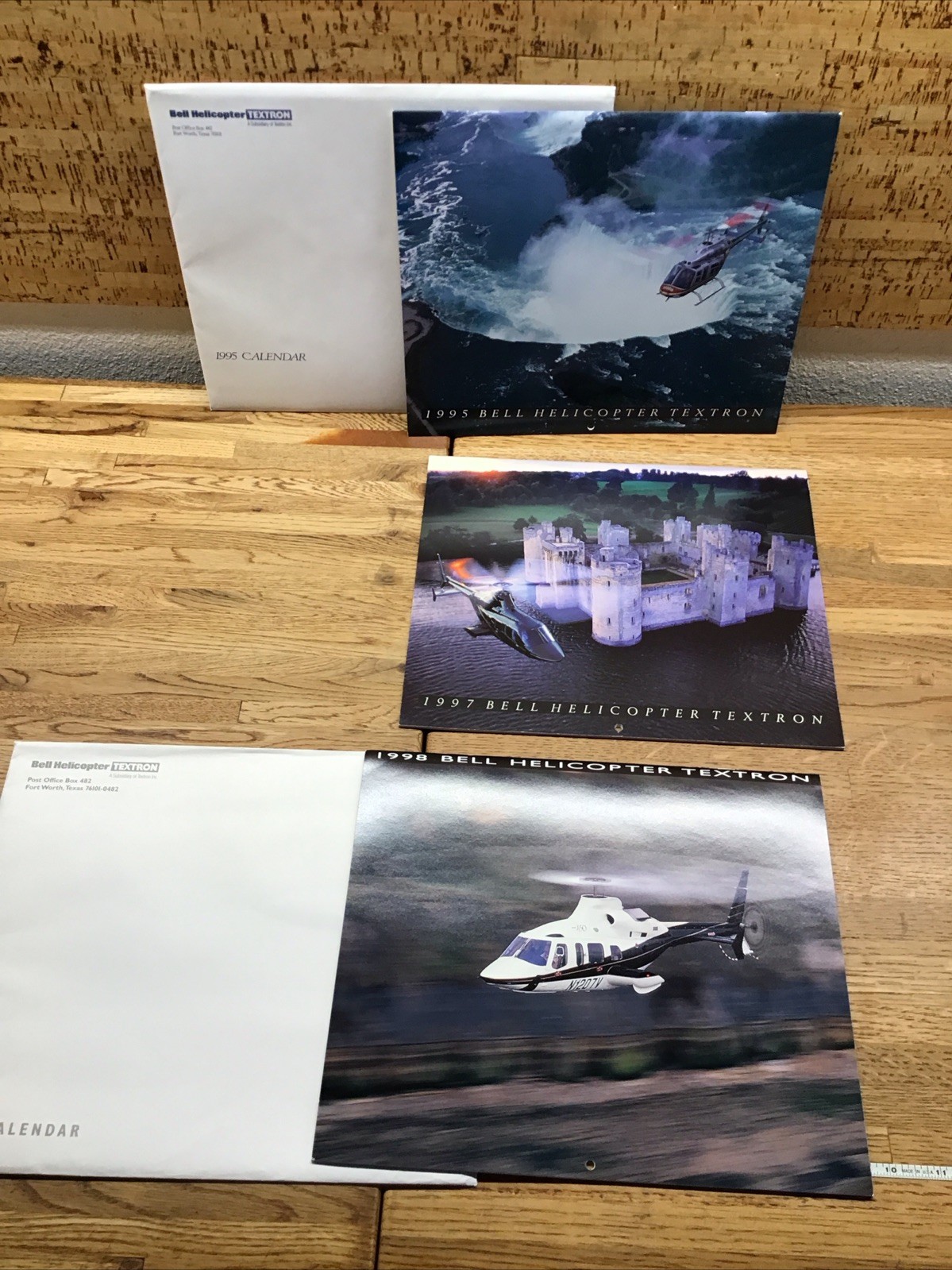 BELL HELICOPTER – Appointment Calendar – 1995 + 1997 1998 – Lot Of 3 – MM6.117