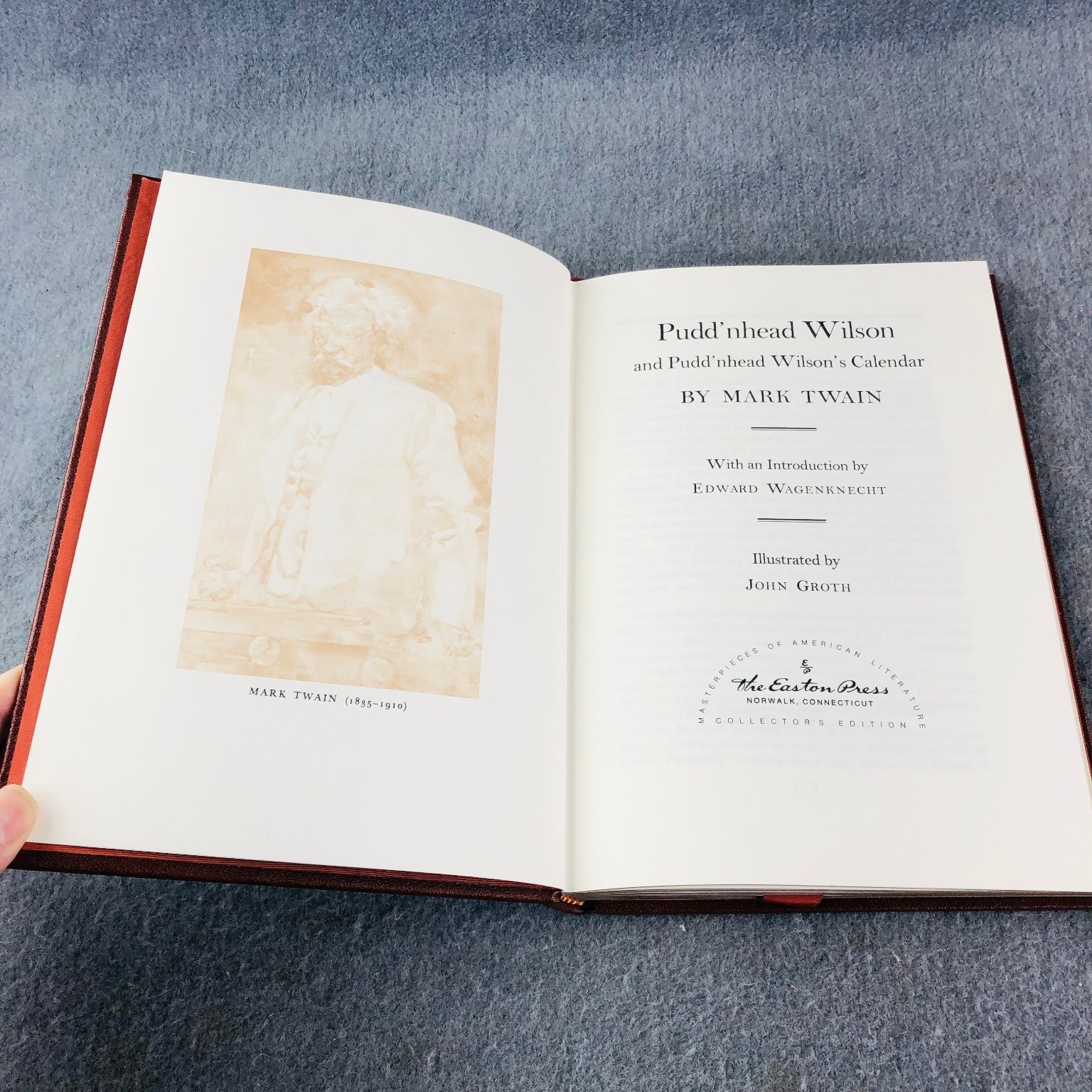 Pudd’nhead Wilson Mark Twain Easton Press Collector’s Edition Illustrated