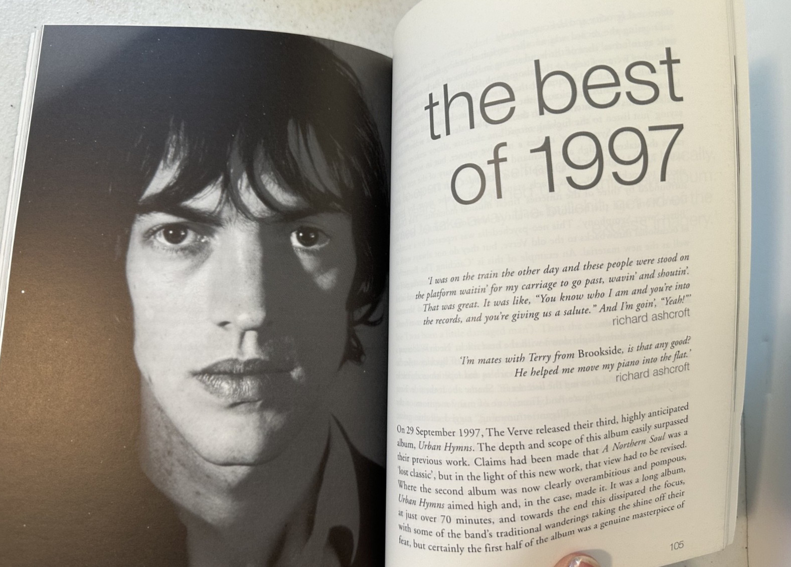 The Verve Richard Ashcroft Crazed Highs + Horrible Lows 1998 1st ed Clarke bio