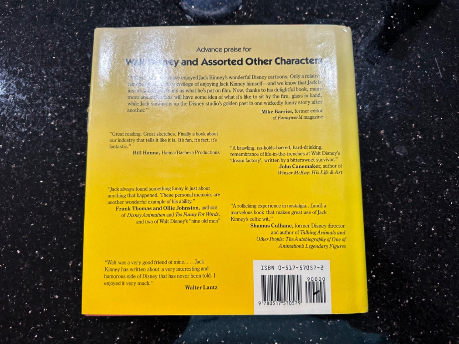 Walt and Assorted Other Characters by Jack Kinney 1988 Stated First Edtion